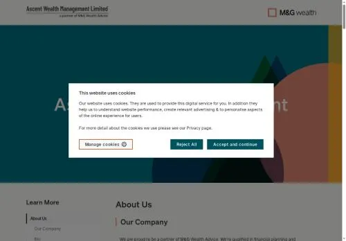 Website Image of Ascent Wealth Management