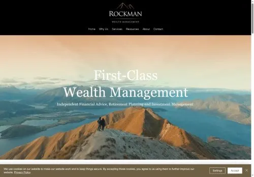 Website Image of Rockman Wealth LTD