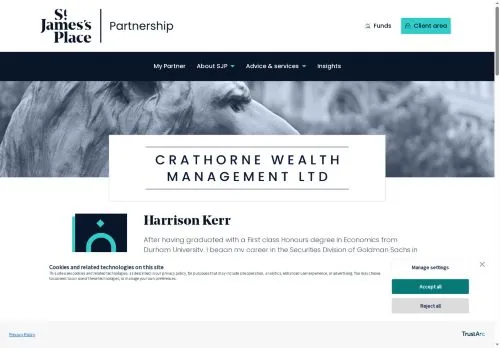 Website Image of Crathorne Wealth Management LTD