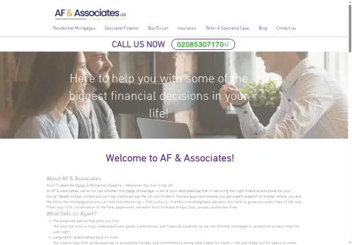 Website Image of AF & Associates LTD