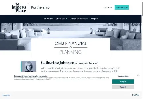 Website Image of CMJ Financial Planning