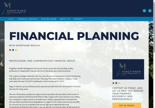 Website Image of Kingfisher Wealth Management LTD