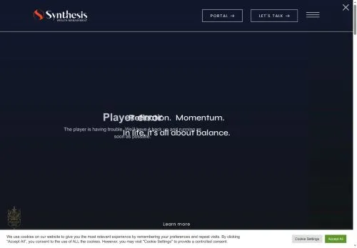 Website Image of Synthesis Wealth Management LTD