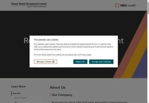 Website Image of Reliant Wealth Management LTD