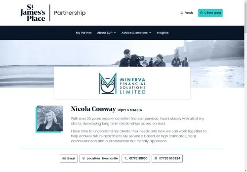 Website Image of Minerva Financial Solutions Limited