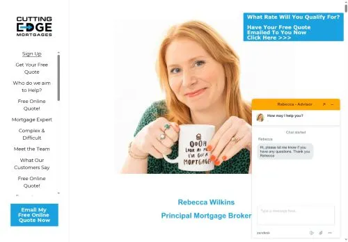 Website Image of Cutting Edge Mortgages LTD