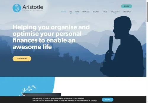 Website Image of Aristotle Financial Planning LTD