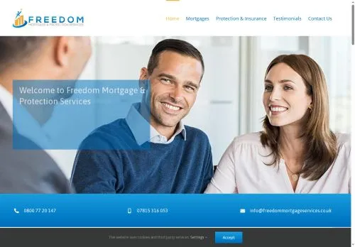 Website Image of Freedom Mortgage and Protection Services LTD