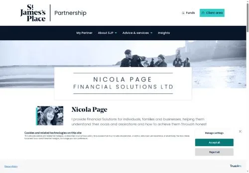 Website Image of Nicola Page Financial Solutions LTD