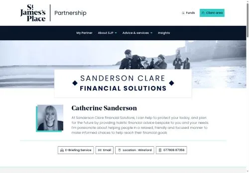 Website Image of Catherine Sanderson