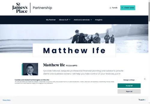 Website Image of Matthew Ife Financial Planning LTD