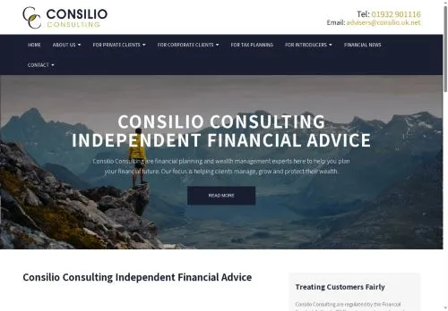 Website Image of Consilio Financial Planning Limited