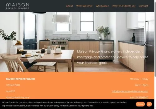 Website Image of Maison Private Finance LTD