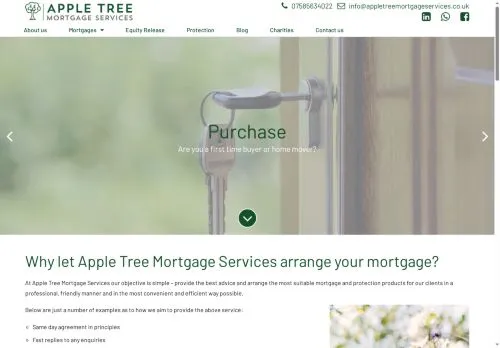 Website Image of Apple Tree Mortgage Services LTD