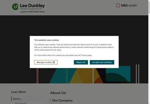 Website Image of Lee Dunkley Wealth Management LTD