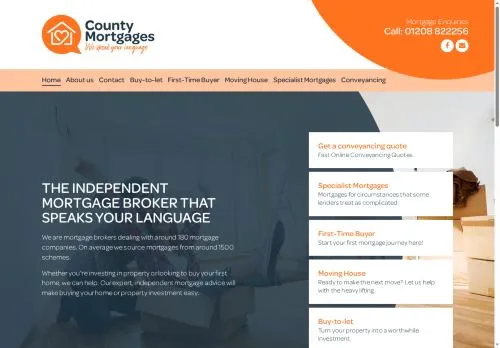Website Image of County Mortgages (cornwall) LTD