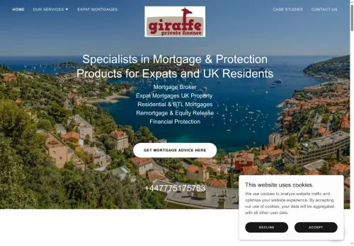 Website Image of GIRAFFE PRIVATE FINANCE LIMITED