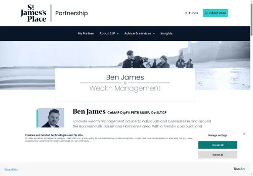 Website Image of Ben James