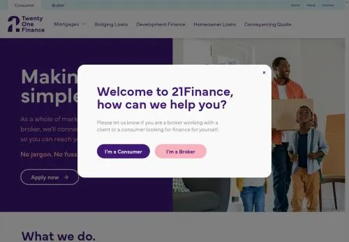 Website Image of 21finance LTD
