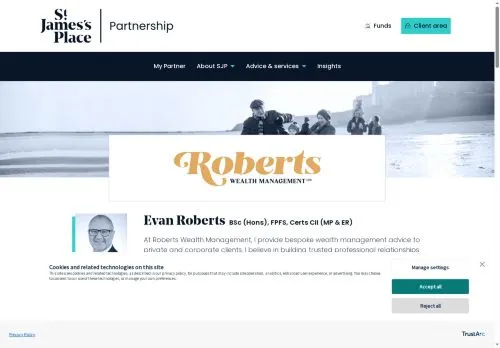 Website Image of Roberts Wealth Management LTD
