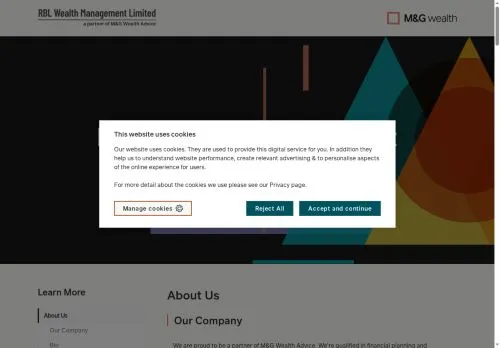 Website Image of RBL Wealth Management LTD