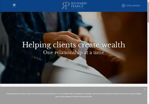Website Image of Richard Pearce Wealth Management LTD