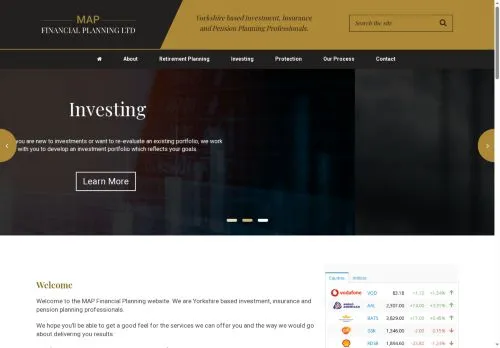 Website Image of MAP Financial Planning LTD