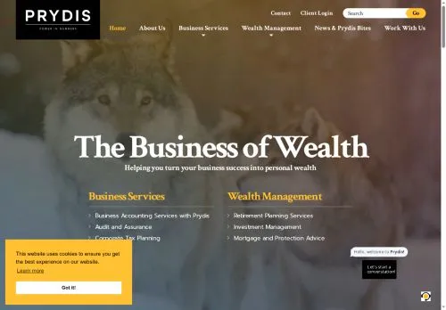 Website Image of Prydis Wealth (Scotland) Limited