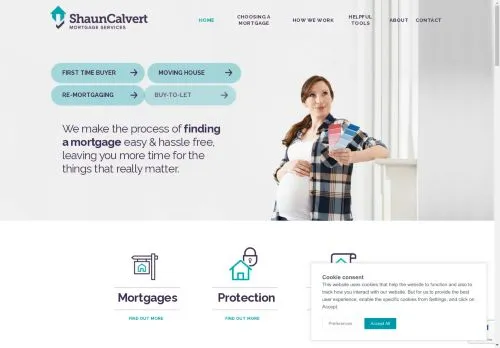 Website Image of Shaun Calvert Mortgage Services LTD