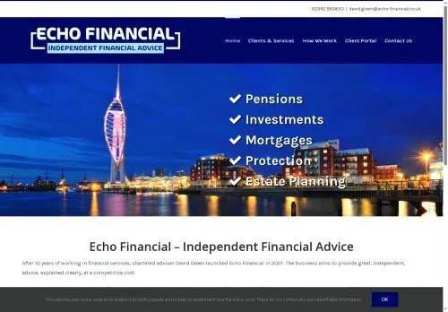 Website Image of Echo Financial Management LTD