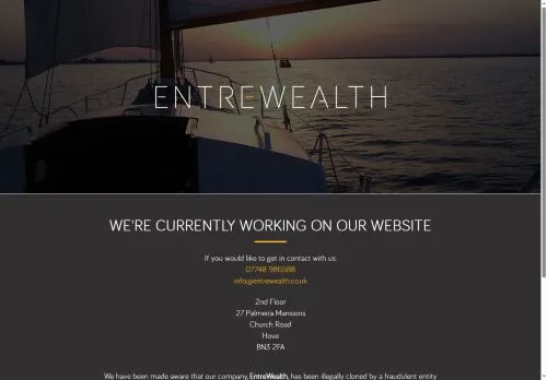 Website Image of Entre-wealth Limited