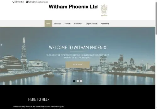 Website Image of Witham Phoenix Limited