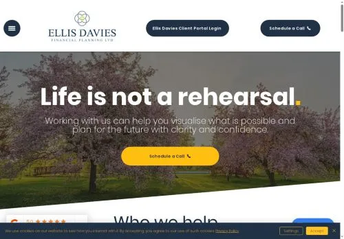 Website Image of Ellis Davies Financial Planning Limited