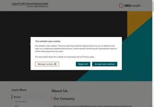 Website Image of JOANNE M LAFFIN FINANCIAL PLANNING LTD