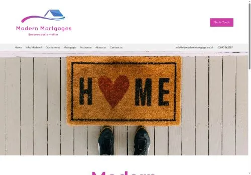Website Image of Modern Money LTD