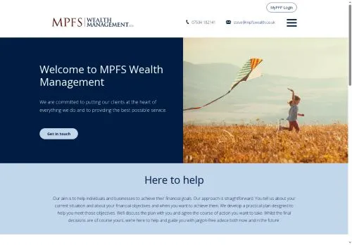 Website Image of MPFS Wealth Management Limited