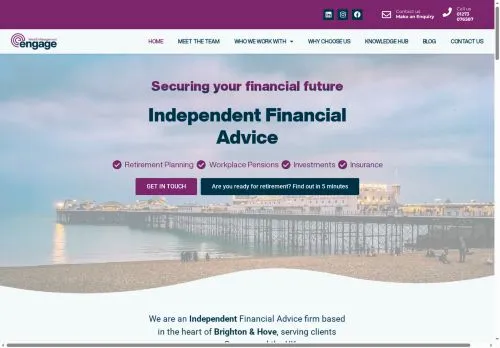 Website Image of Engage Wealth Management Limited