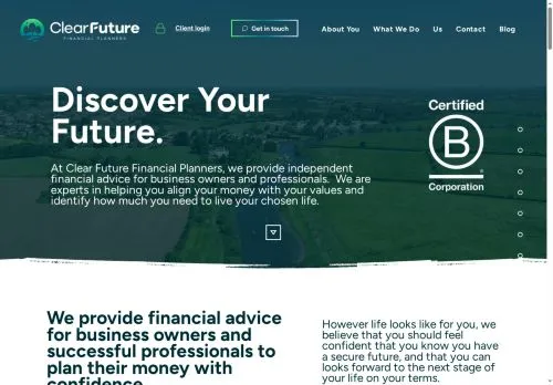 Website Image of Clear Future Financial Planners Limited