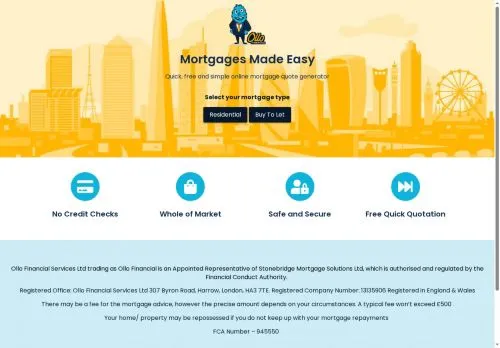 Website Image of Ollo Financial Services LTD
