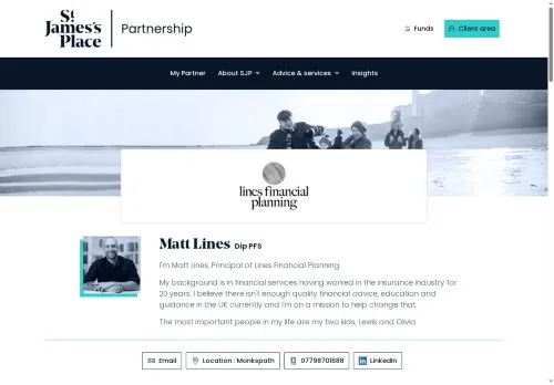Website Image of Lines Financial Planning LTD