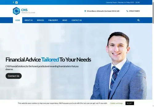 Website Image of CNS FINANCIAL SOLUTIONS LIMITED