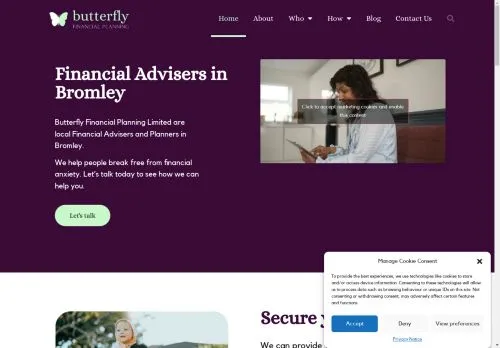 Website Image of Butterfly Financial Planning Limited