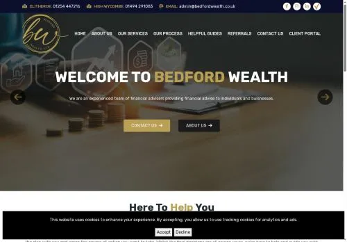 Website Image of Bedford Wealth LTD