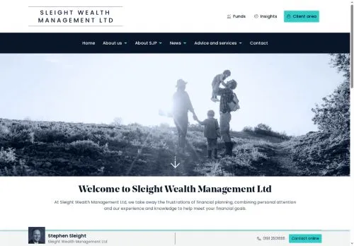 Website Image of Sleight Wealth Management Limited