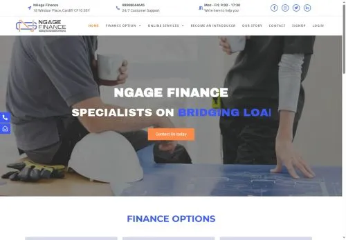 Website Image of NGAGE Finance Limited