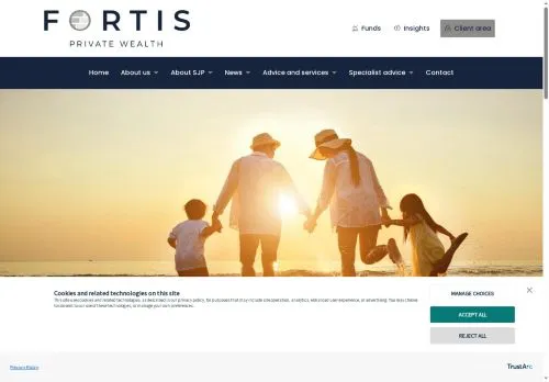 Website Image of Fortis Private Wealth LTD