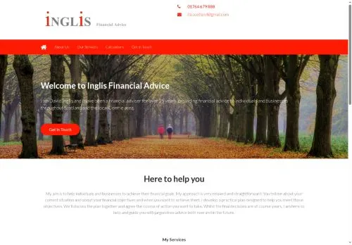 Website Image of Inglis Financial Advice LTD