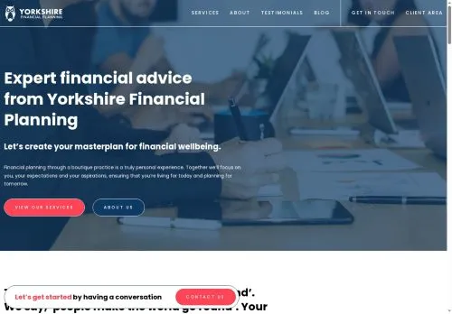 Website Image of Yorkshire Financial Planning LTD