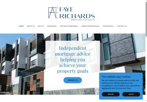 Website Image of FAYE RICHARDS PRIVATE FINANCE LIMITED