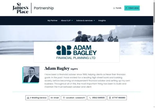 Website Image of Adam Bagley Financial Planning LTD